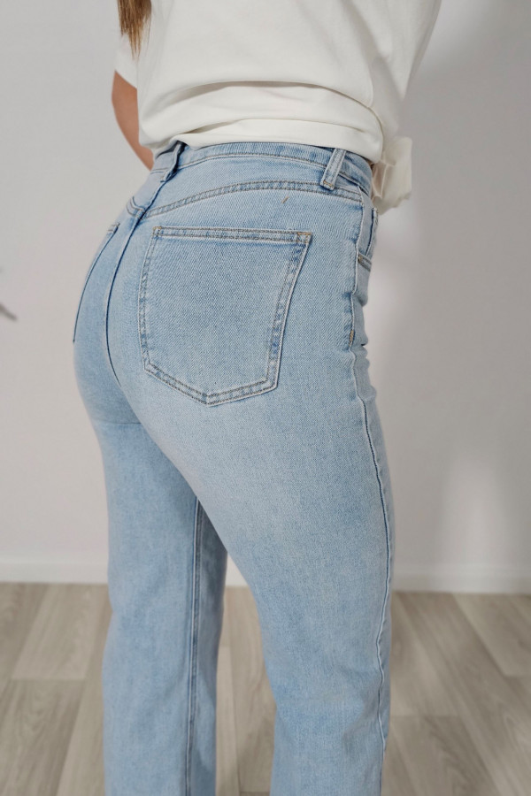 Spodnie jeans z szeroką nogawką REDIAL 9