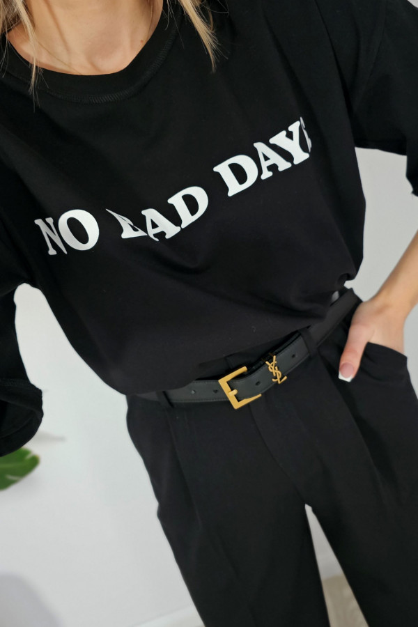 T-shirt NO BAD DAYS czarny 3