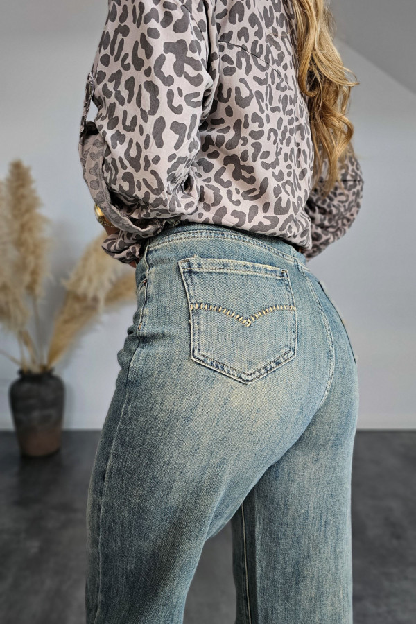 Spodnie jeansowe mom fit