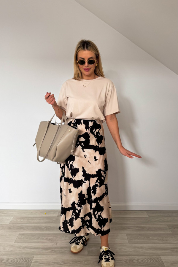 T-shirt ROSE jasny beż 1