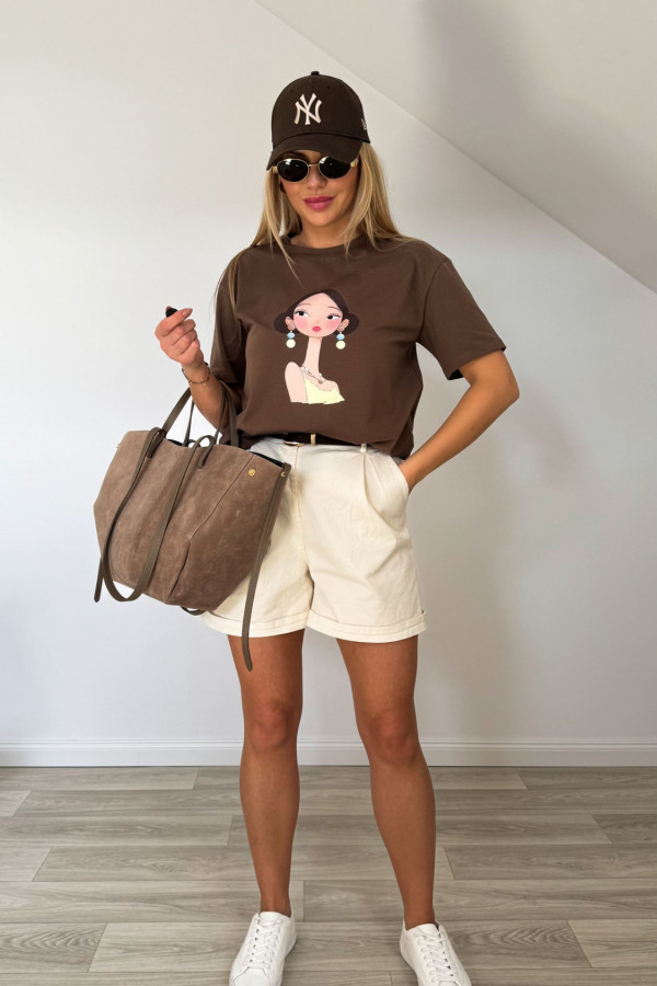 T shirt GIRL czekolada