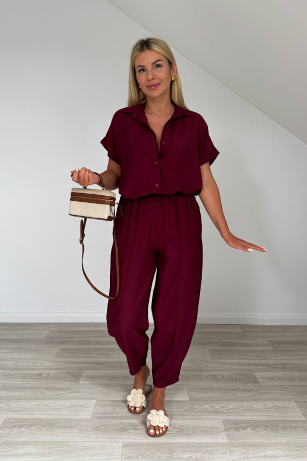 Komplet wiskozowy MERYL II bordo 3