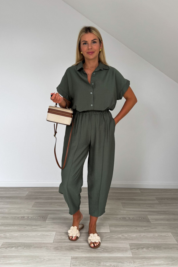 Komplet wiskozowy MERYL II khaki