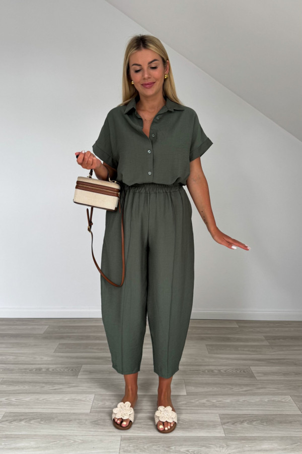 Komplet wiskozowy MERYL II khaki 2