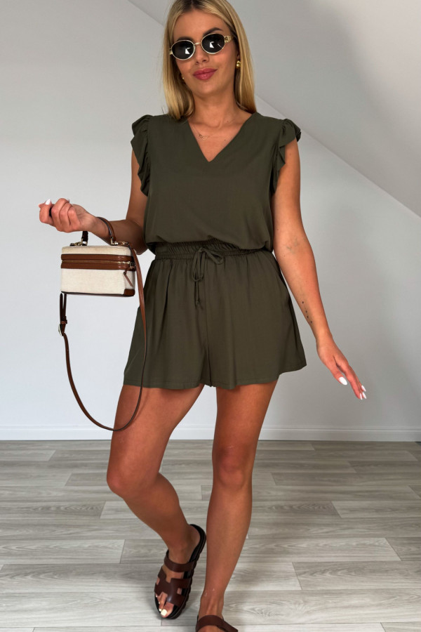 Komplet wiskozowy FLAY khaki 5