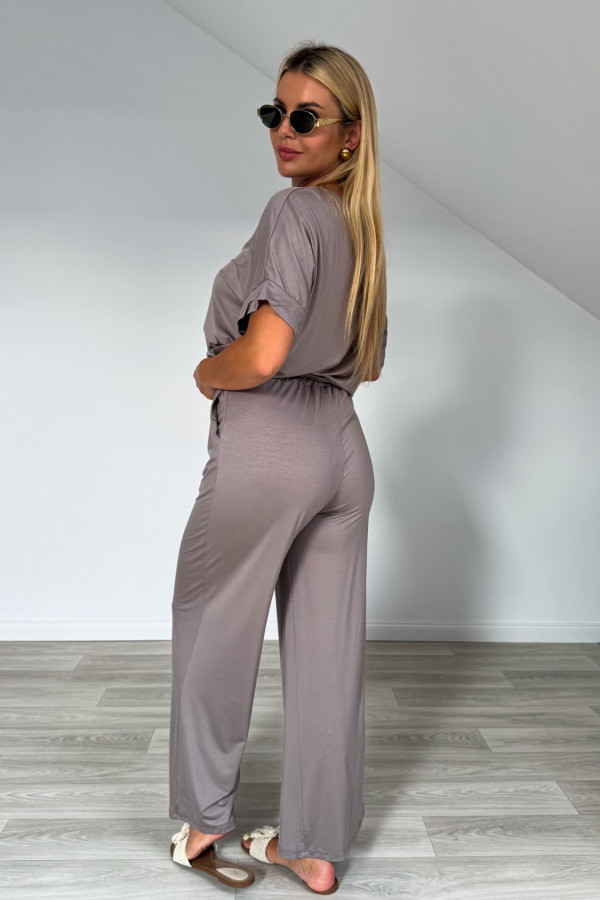 Komplet z tencelu TERRA taupe 4