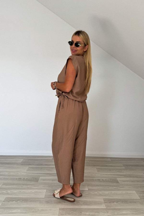 Komplet wiskozowy MERYL karmel 4