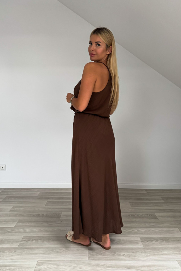 Komplet wiskozowy LENA czekolada 2