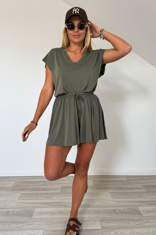 Komplet o luźnym kroju PATTY II KHAKI 2