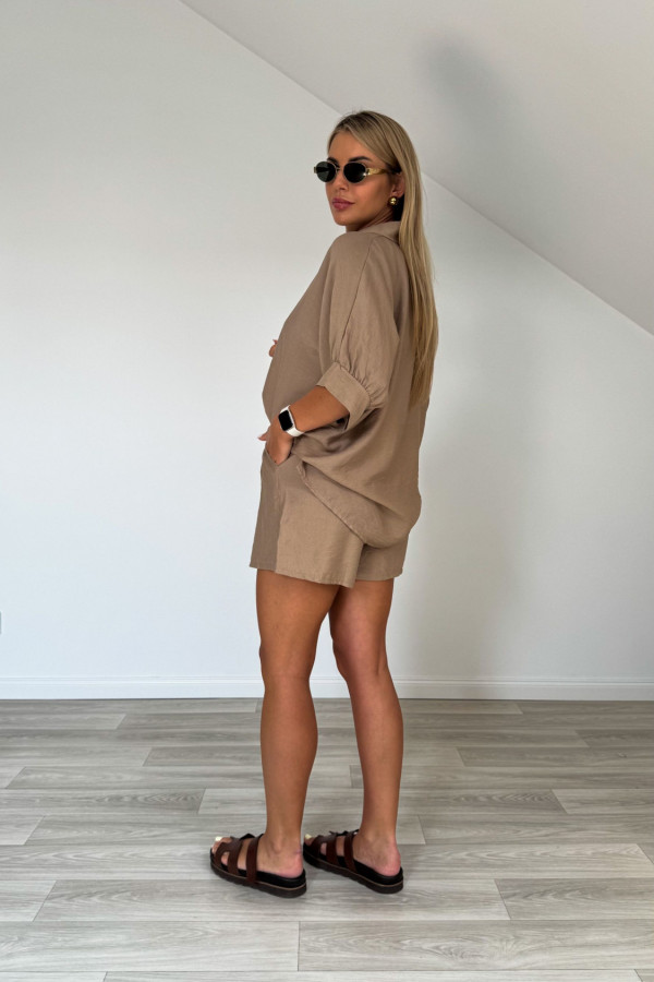 Komplet wiskozowy ITALIA karmel 4