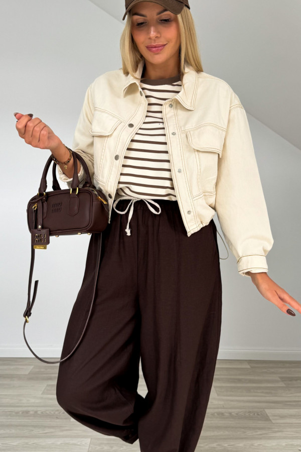 Kurtka bawełniana JEANS CREAM