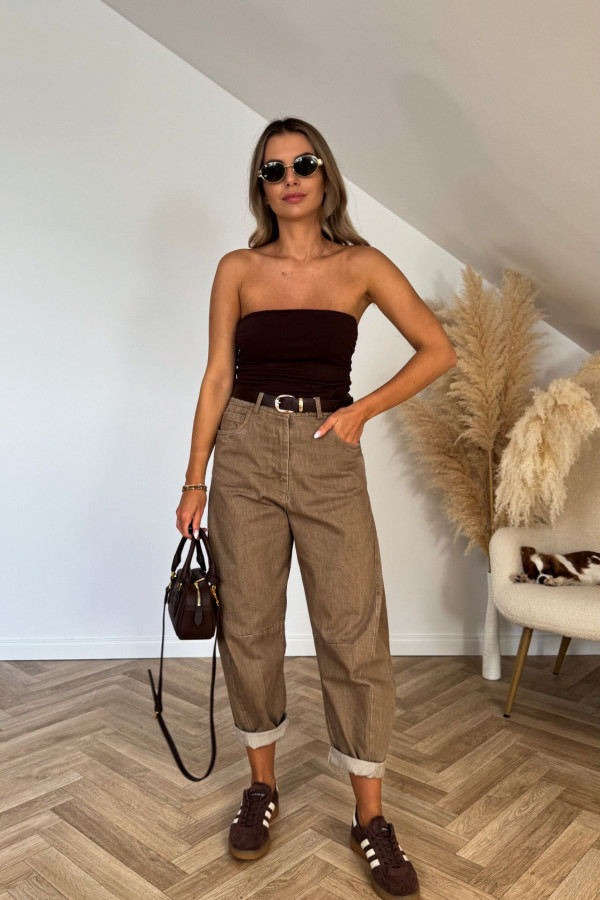 Spodnie CAMEL JEANS balloon