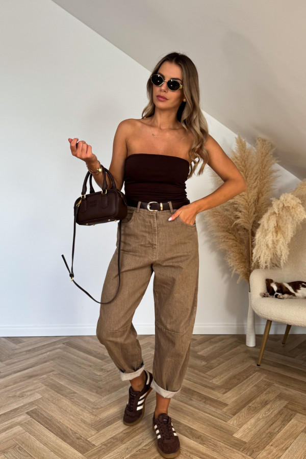 Spodnie CAMEL JEANS balloon 2