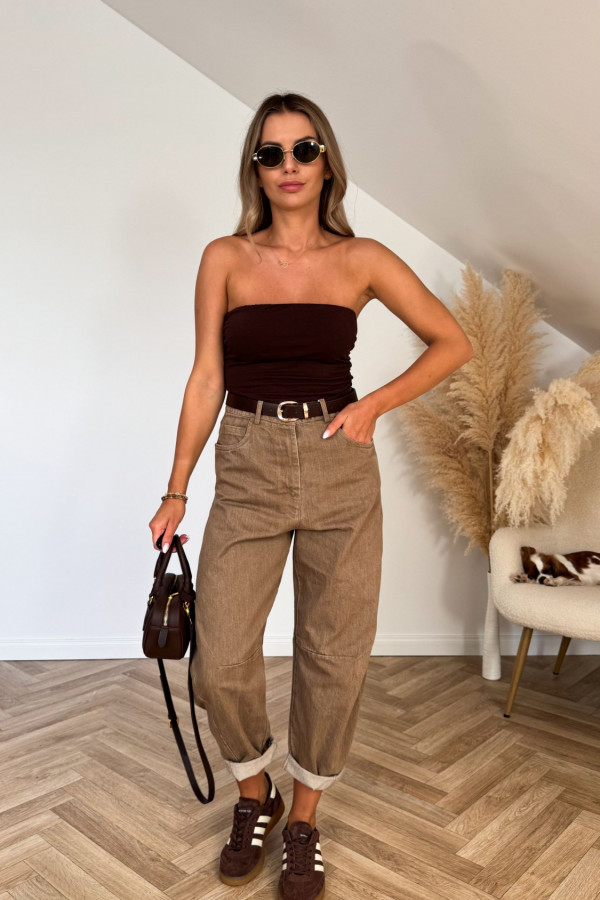 Spodnie CAMEL JEANS balloon 4