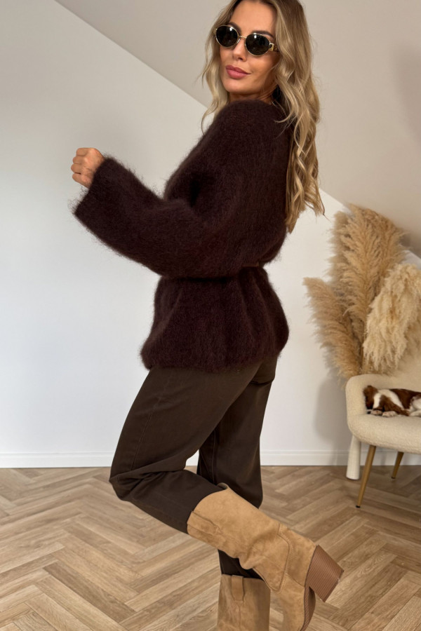 Sweter kardigan KID MOHER czekolada 3