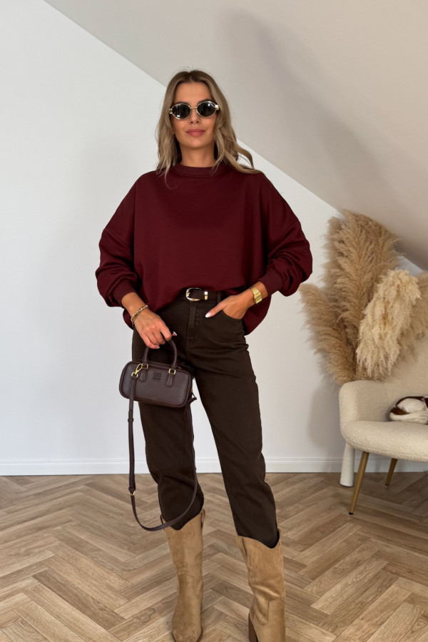 Bluza KAMA bordowa 2