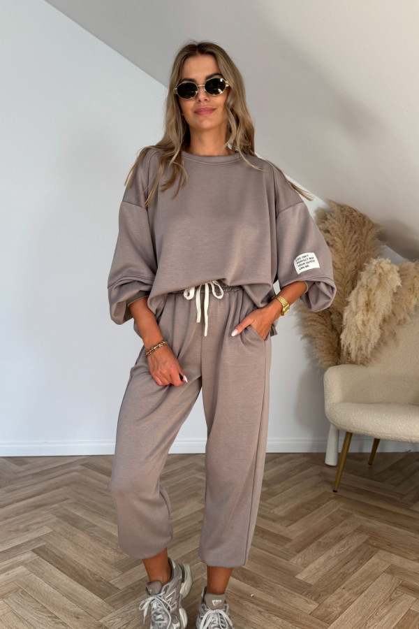 Komplet dresowy BUTTER taupe 2