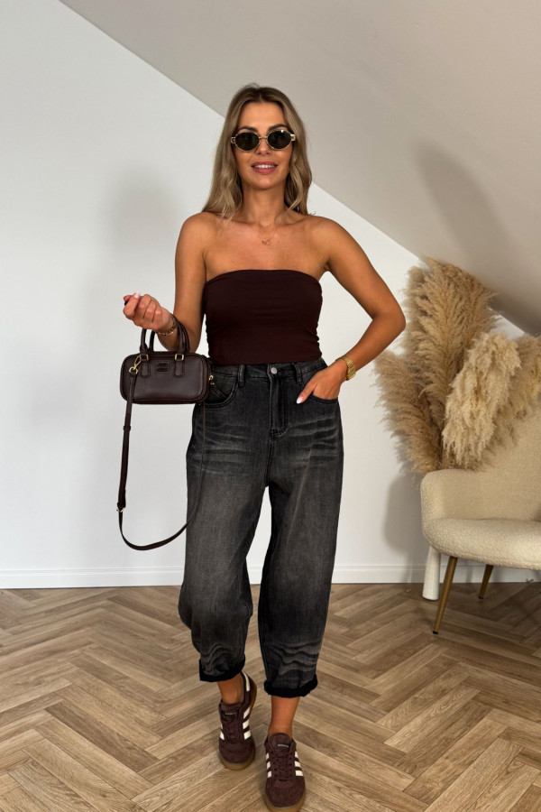 Spodnie BALLOON FIT sprany denim 1283 5