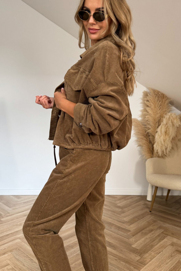 Kurtka sztruksowa ALMA camel 4
