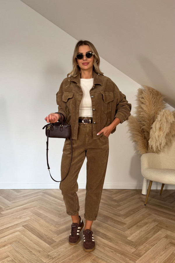 Kurtka sztruksowa ALMA camel 5