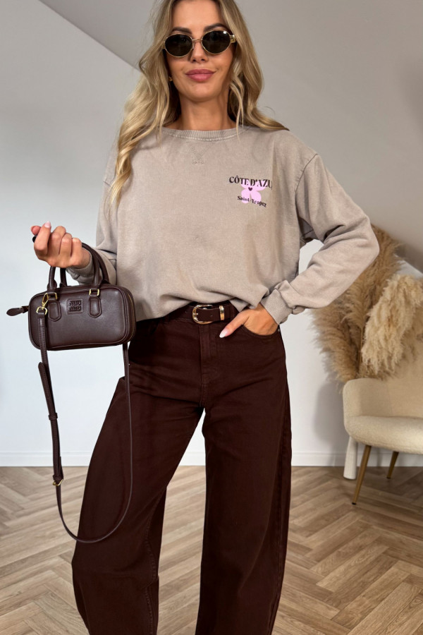 Bluza bawełniana COTE beż 1