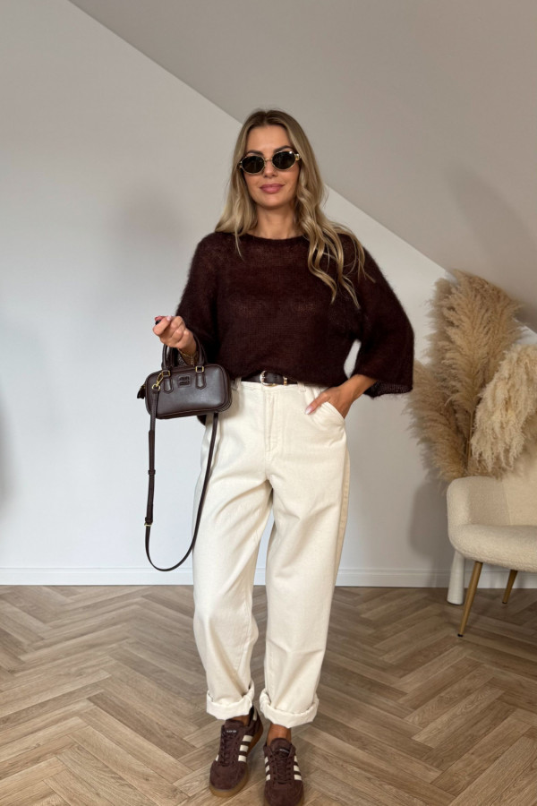 Sweter KID MOHER czekolada 1