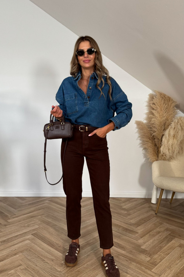 Koszula DENIM jeansowa o luźnym fasonie 3