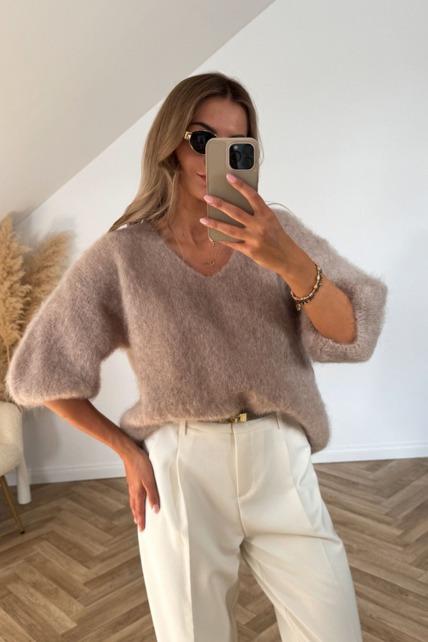 Sweter KID MOHER PREMIUM ANYA beż 1