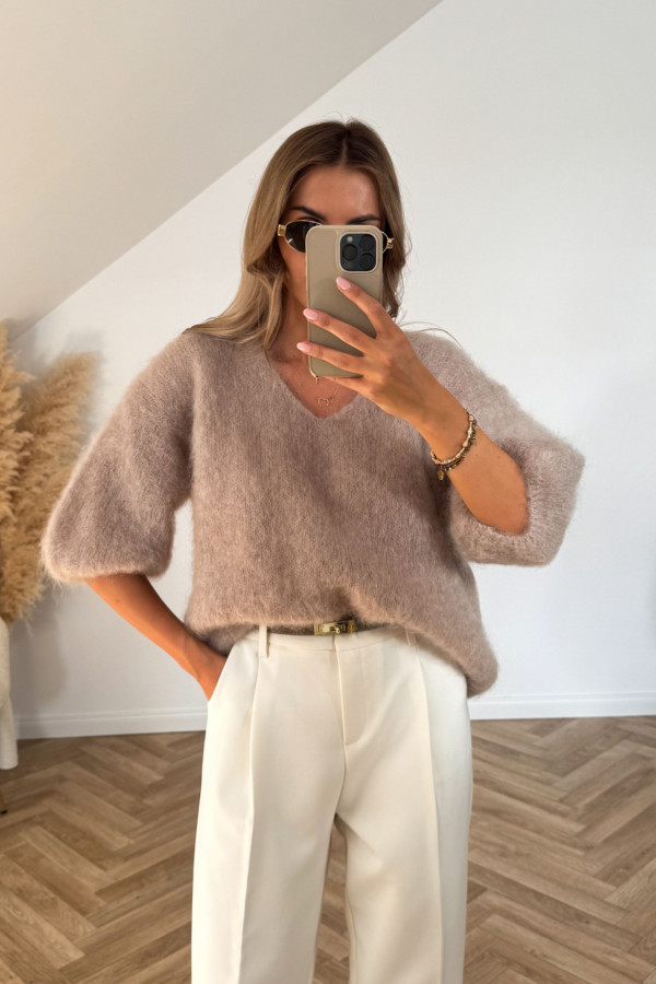 Sweter KID MOHER PREMIUM ANYA beż 4