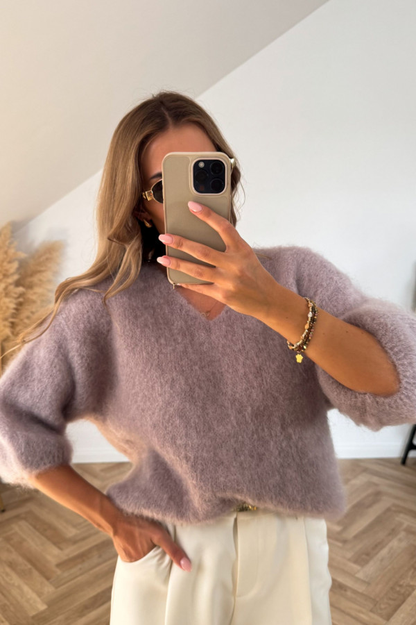 Sweter KID MOHER PREMIUM ANYA mokka 4
