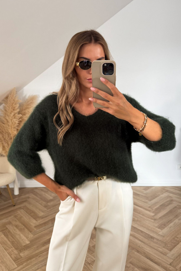 Sweter KID MOHER LUCIA zieleń