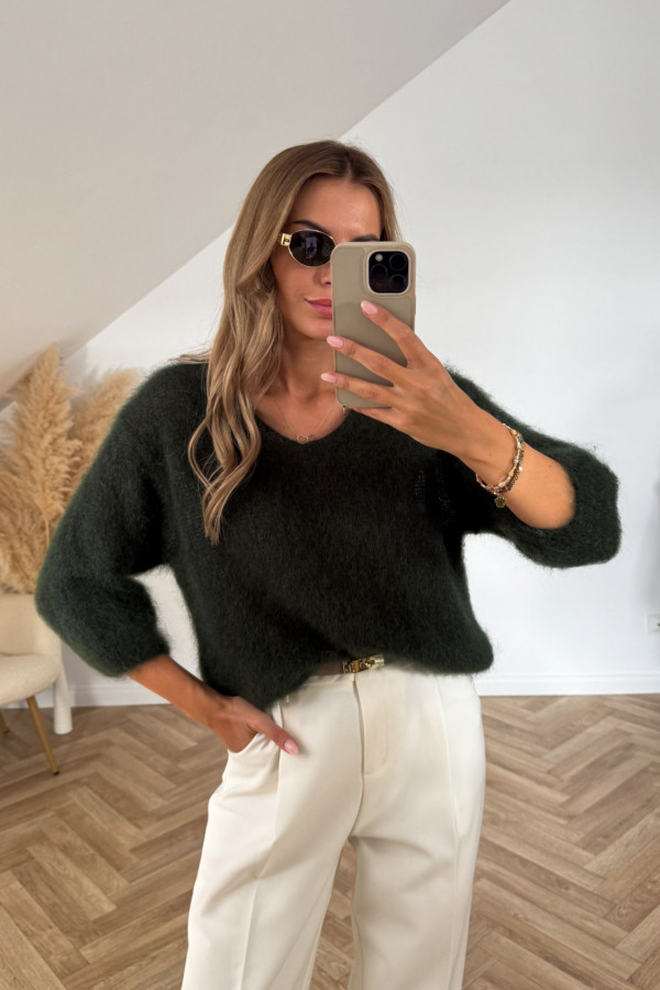 Sweter KID MOHER LUCIA zieleń 1