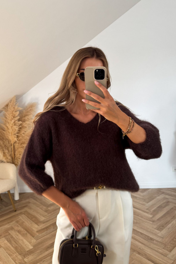 Sweter KID MOHER LUCIA czekolada 3