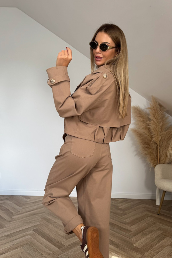 Kurtka JEANS PREMIUM SEMPRE beżowa 7