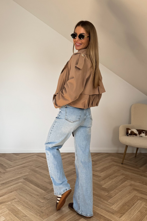 Kurtka JEANS PREMIUM SEMPRE beżowa 11
