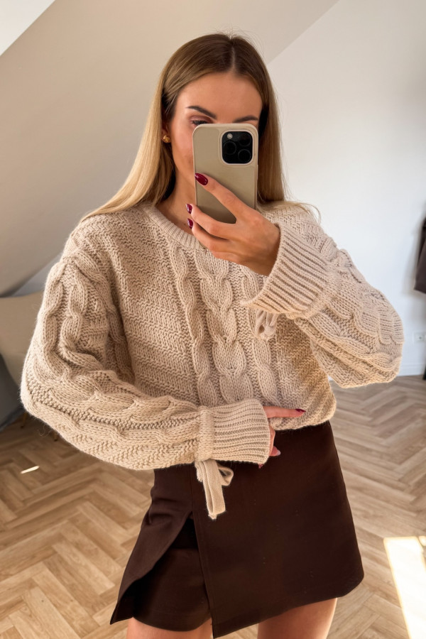 Sweter PREMIUM SEMPRE beżowy
