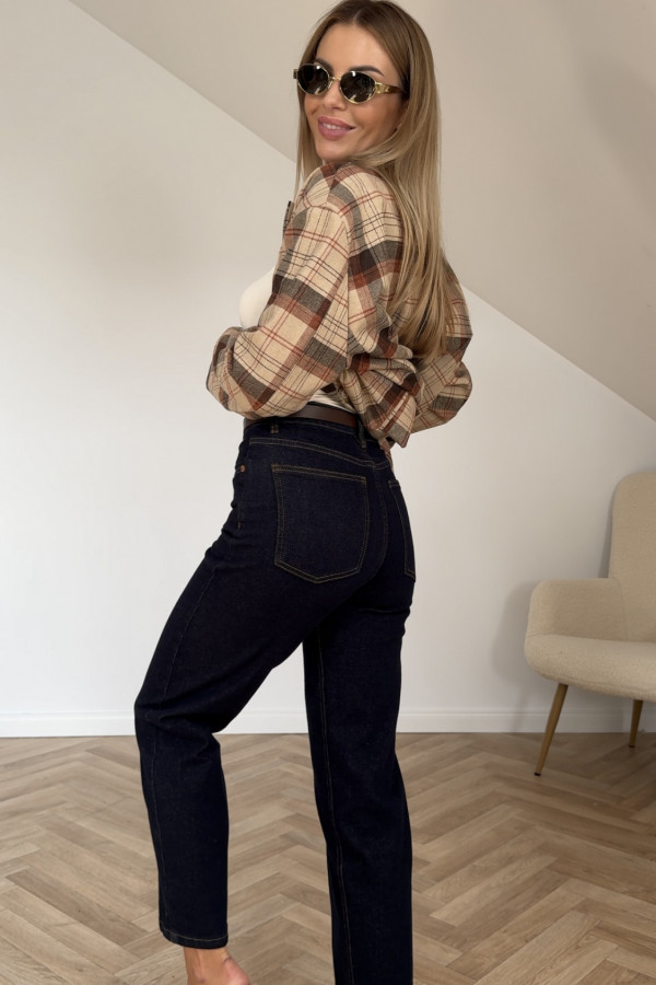 Spodnie MOMFIT KT740-3 KATE ciemny granat 3