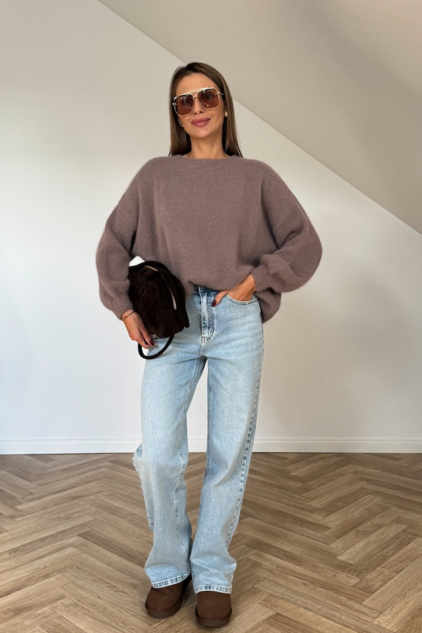 Sweter ANGORA mokka 2