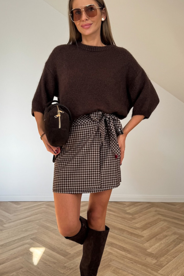 Sweter KID MOHER czekolada