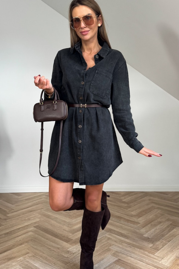 Sukienka jeansowa KIMMY czarna 5
